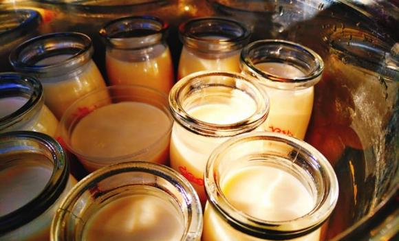công thức làm sữa chua, đưa sữa chua phơi nắng, ủ sữa chua