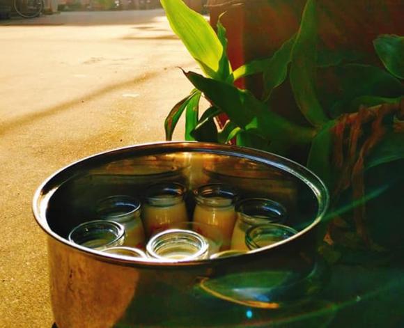 công thức làm sữa chua, đưa sữa chua phơi nắng, ủ sữa chua