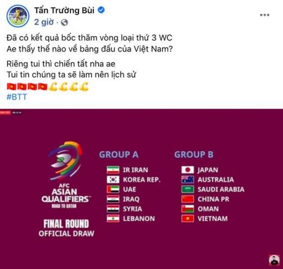 kết quả bốc thăm vòng loại 3 World Cup,  vòng loại 3 World Cup, Quang Hải 