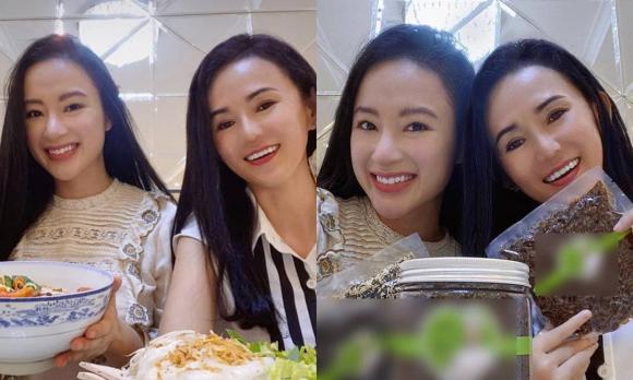 diễn viên angela phương trinh,Mẹ và em gái Angela Phương Trinh, sao Việt