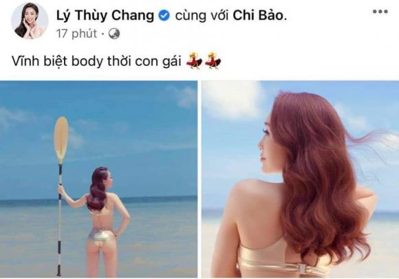 Lý Thuỳ Chang, Chi Bảo, tin vui, sao Việt, body chuẩn