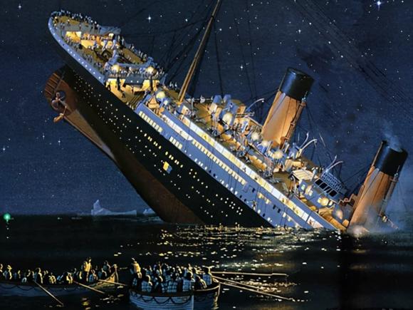 tàu Titanic, chìm tàu