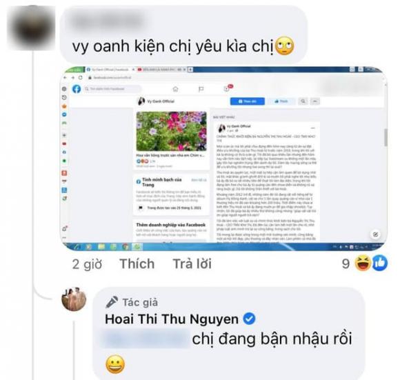 Vy Oanh, Hoa hậu Thu Hoài, Sao Việt