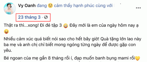 vy oanh, vy oanh sinh con, sao việt