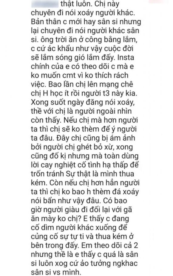 ca sĩ Lệ Quyên, sao Việt, móc mỉa