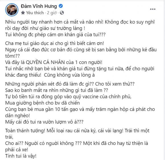 Đàm Vĩnh Hưng, Mr Đàm, sao Việt