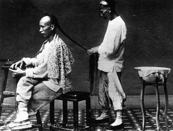 lịch sử Trung Quốc, triều đại nhà Thanh, kiểu tóc bím đuôi sam của người nhà Thanh, lịch sử Trung Hoa