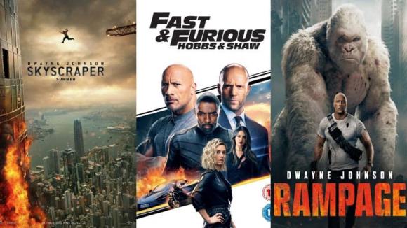 Dwayne Johnson, The Rock, sao hollywood, sao âu mỹ