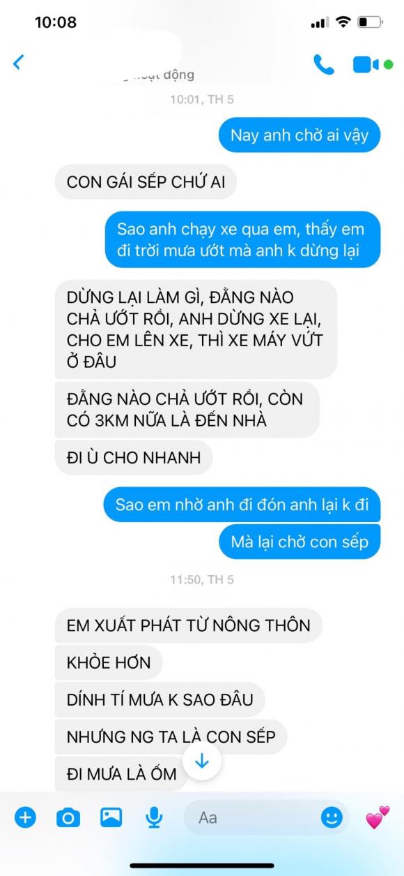 bạn trai chở con gái sếp, chia tay người yêu, chuyện tình yêu