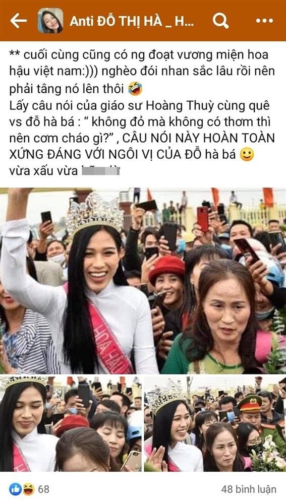 Chưa từng vướng scandal, hoa hậu Đỗ Thị Hà vẫn bị lập group anti-fan với cả nghìn thành viên