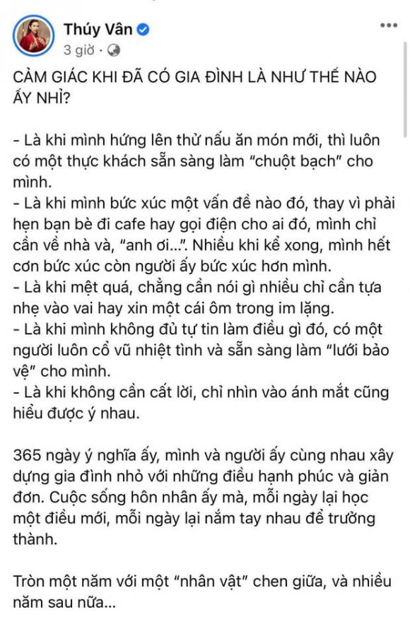 Á hậu Thúy Vân, chồng Thúy Vân, sao Việt