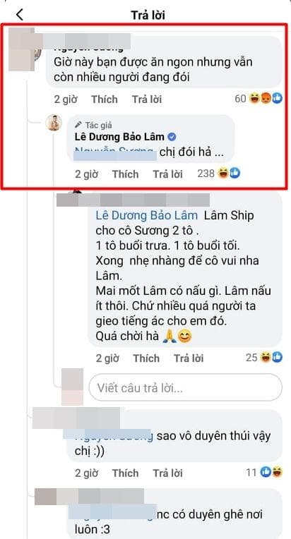 Lê Dương Bảo Lâm, Quỳnh Quỳnh, khoe đồ ăn ngon, tụ tập mùa dịch, sao Việt