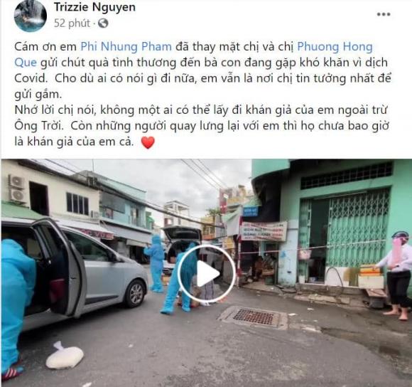 Trizzie Phương Trinh, Phi Nhung, Sao Việt