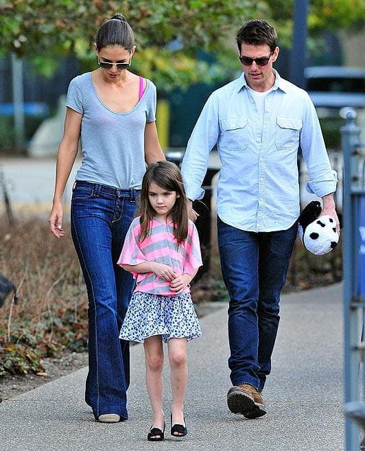 Suri Cruise,  Katie Holmes, Tom Cruise , sao hollywood