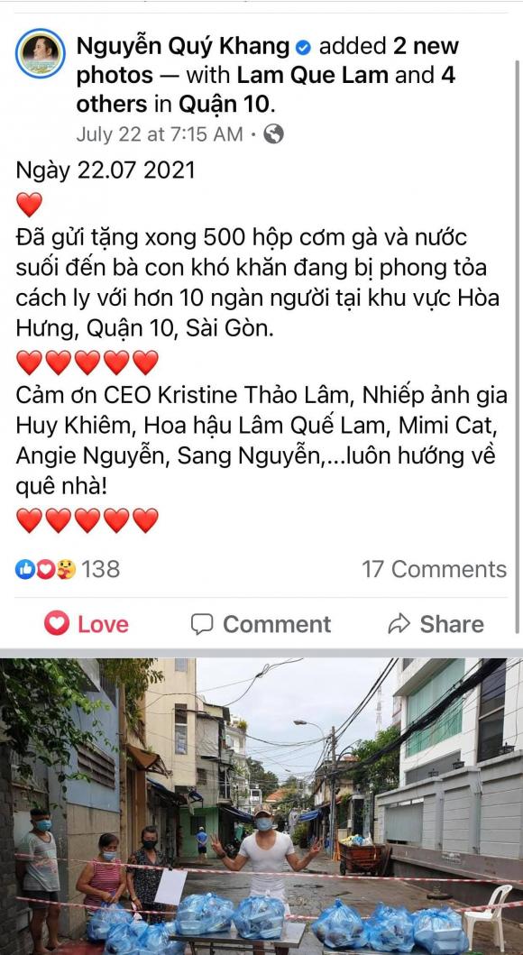 CEO Kristine Thảo Lâm, Từ thiện