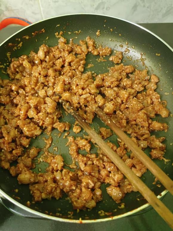 thịt heo băm xào cùng đậu phộng, món ngon từ thịt heo, thịt heo băm xào