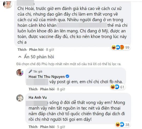 Hoa hậu Thu Hoài, Hà Anh, sao Việt