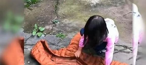 Cô con gái 5 tuổi ngày nào cũng ôm quần áo của mẹ đi chơi, câu chuyện cảm động, chăm sóc trẻ nhỏ