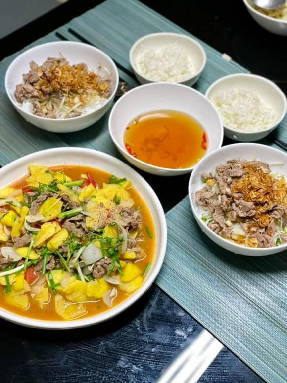 Hà Anh, siêu mẫu Hà Anh, sao Việt nấu ăn