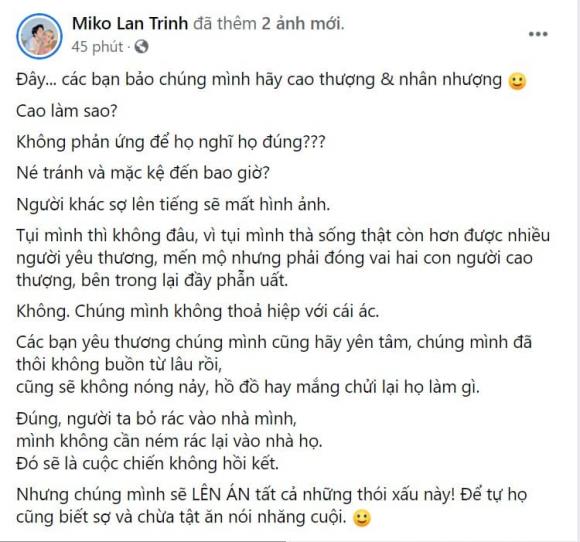 Miko Lan Trinh, bạn trai chuyển giới của Miko Lan Trinh, sao Việt