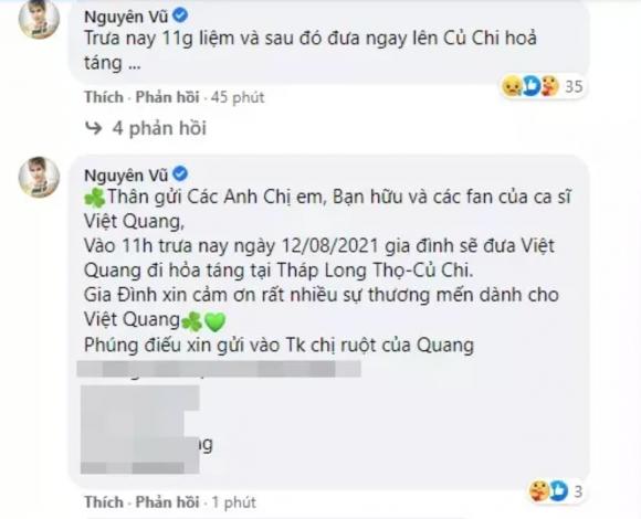 ca sĩ Việt Quang, sao Việt