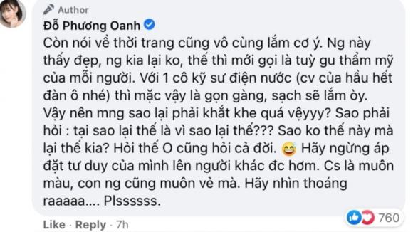Phương Oanh, Hương vị tình thân, Sao Việt, Mạnh Trường