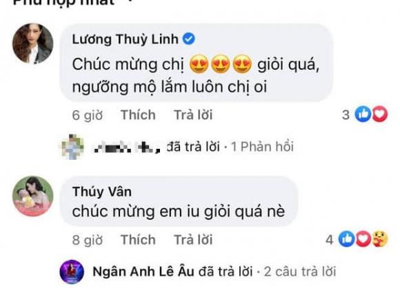 lê âu ngân sanh, sao việt, lương thùy linh, thúy vân 