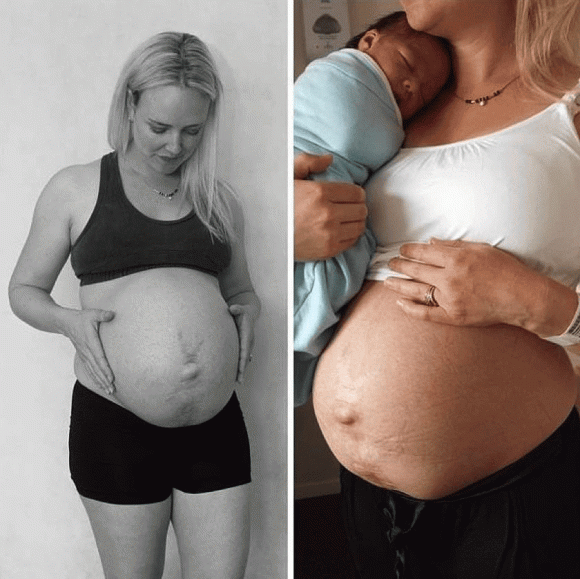 phụ nữ sau sinh, sao nữ, giảm cân sau sinh