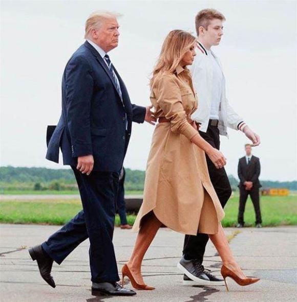 con trai của Trump và Melania, Barron, con trai cựu tổng thống mỹ
