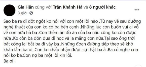 diễn viên nhí Gia Hân, ba của Gia Hân, sao Việt 