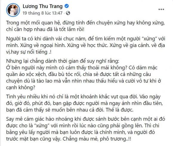  Lương Thu Trang, diễn viên  Lương Thu Trang, sao Việt