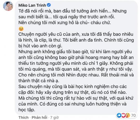 ca si miko lan trinh, sao Việt