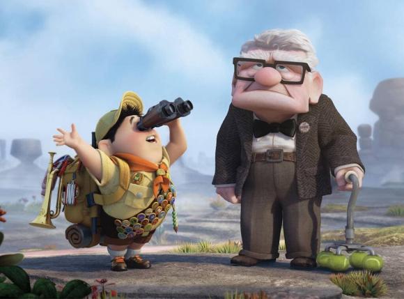 ed aster, pixar, hoạt hình up 