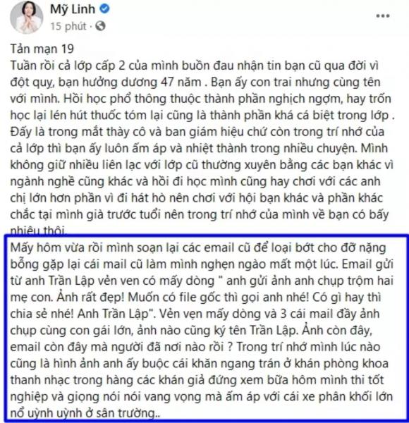 diva Mỹ Linh.,Diva Mỹ Linh, ca sĩ Trần Lập, nhạc sĩ Trần Lập, sao Việt