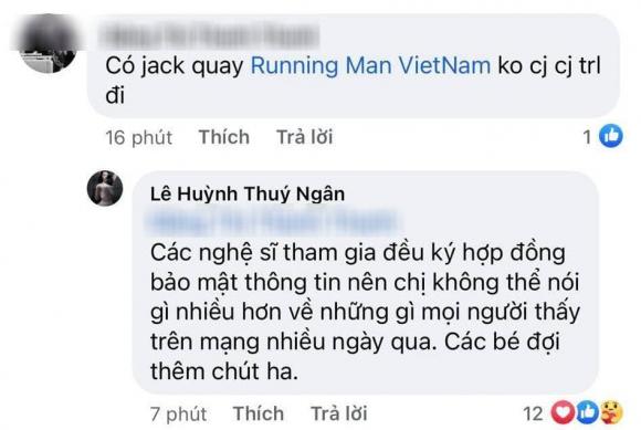 Running man Việt Nam, diễn viên Thúy Ngân, ca sĩ Jack, sao Việt