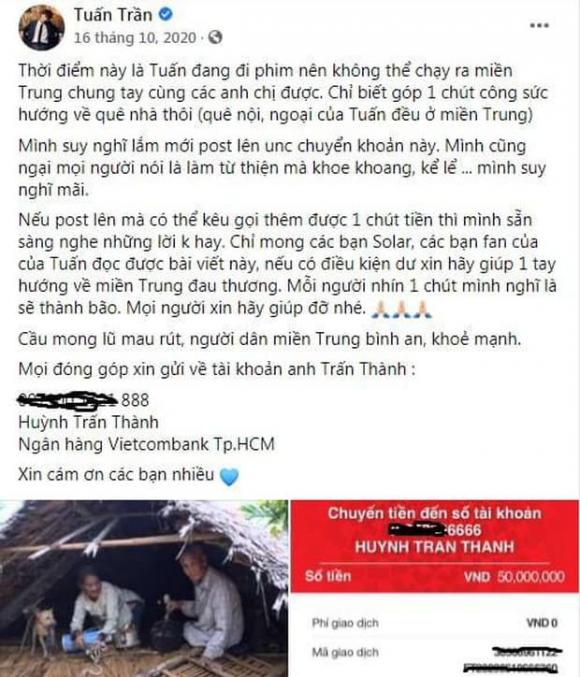 Tuấn Trần, Sao Việt, Trấn Thành