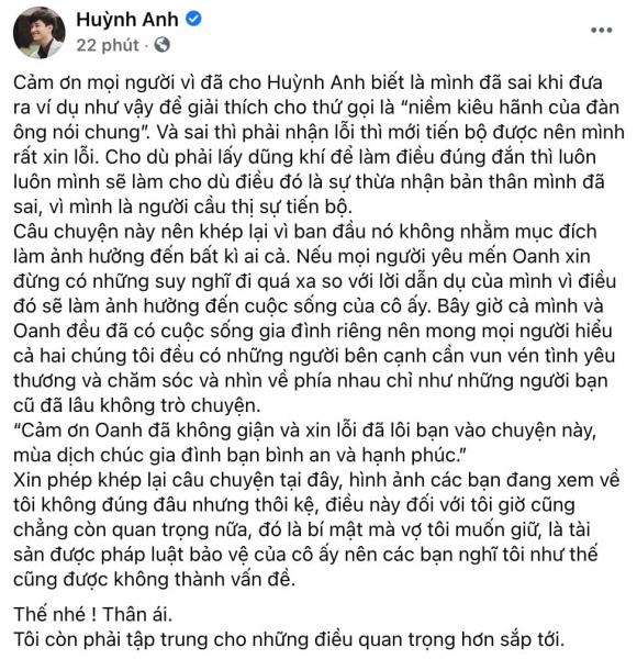 diễn viên Huỳnh Anh, MC Hoàng Oanh, sao Việt