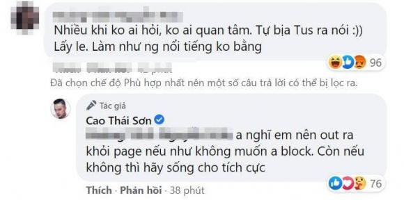 Cao Thái Sơn, Sao Việt, Nam ca sĩ