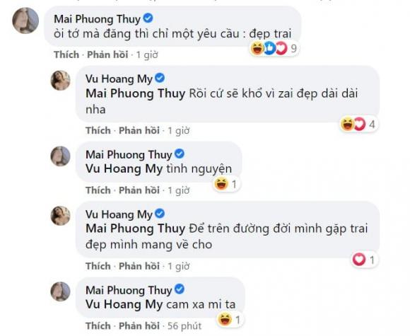 Mai Phương Thúy, Vũ Hoàng My, sao Việt