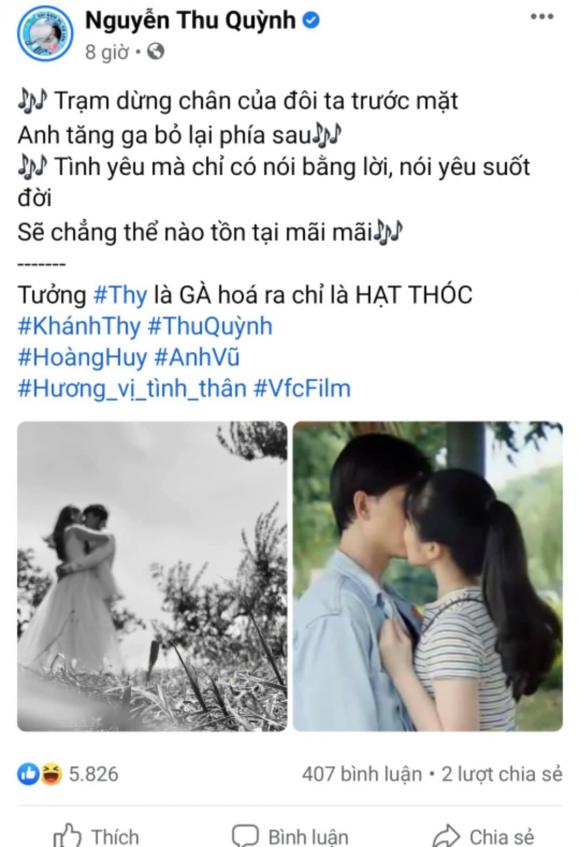 thu quỳnh, sao việt, hương vị tình thân