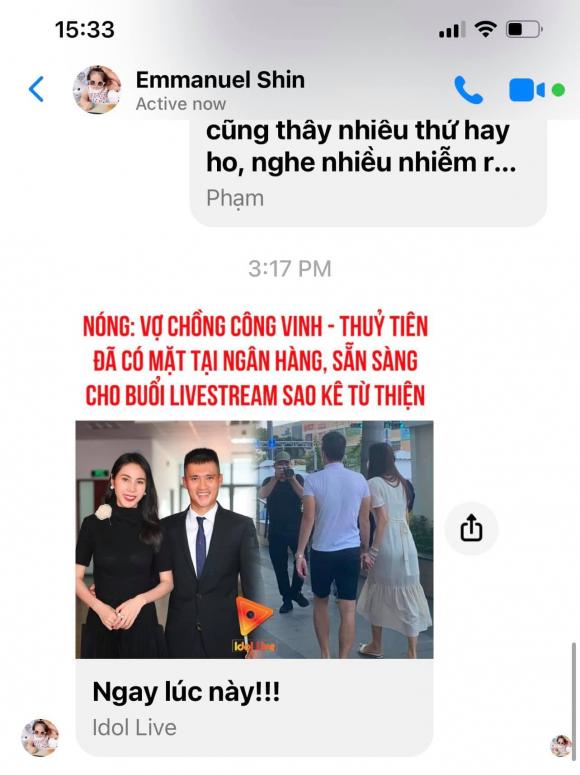 Thủy tiên,công vinh,pha lê,sao kê từ thiện