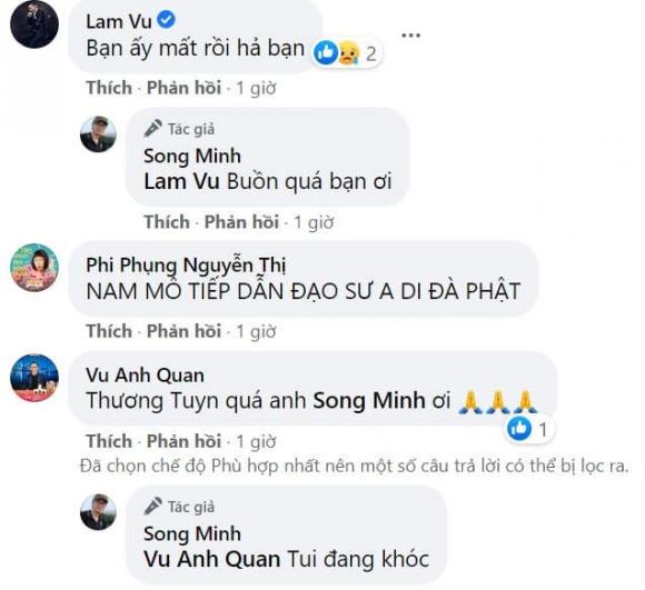 Ca sĩ Y Jang Tuyn, Phi Phụng, Võ Hạ Trâm, Ốc Thanh Vân, sao việt, qua đời vì covid-19