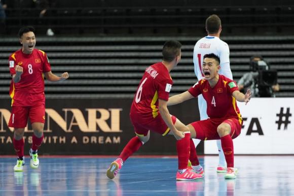 vòng 1/8 World Cup futsal 2021, futsal việt nam, Nga