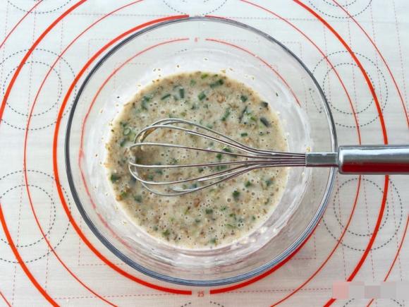 Bánh xèo hành lá và xíu mại, bánh quy giòn, làm bánh, dạy nấu ăn