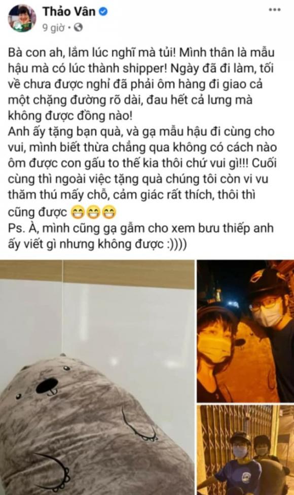 MC Thảo Vân và con trai, MC Thảo Vân, NSƯT Công Lý, sao Việt