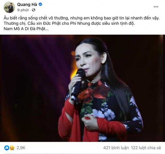 ca sĩ Phi Nhung, sao Việt, phi nhung qua đời, qua đời vì covid