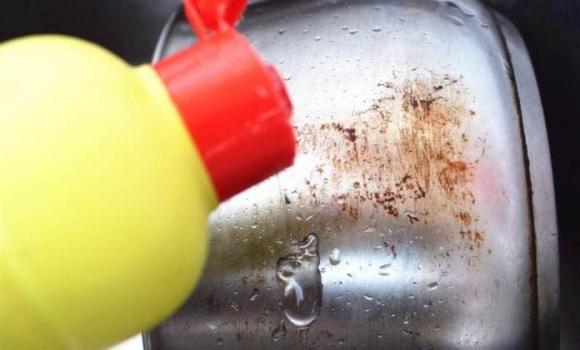 tẩy rửa, cọ nồi, làm sạch, giấm, mẹo làm sạch
