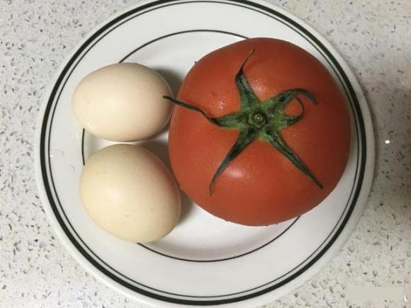 trứng, cà chua, trứng bác cà chua, trứng sốt cà chua,