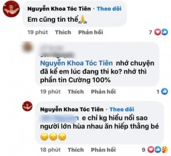 ca sĩ Tóc Tiên, ca sĩ Hồ Văn Cường, sao Việt