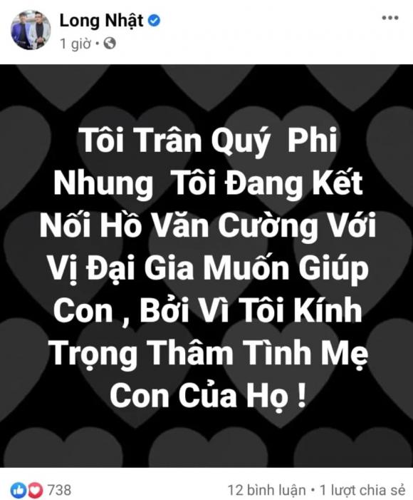 ca sĩ Phi Nhung, ca sĩ Hồ Văn Cường, ca sĩ Long Nhật, sao Việt